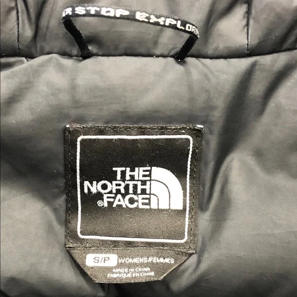 The North Face Black GooseDown Jacket – Detachable Faux Fur Hood – Women’s Small - Picture 2 of 12